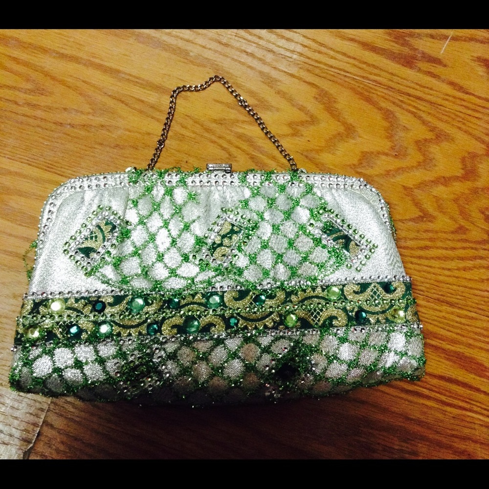 Handmade vintage clutch